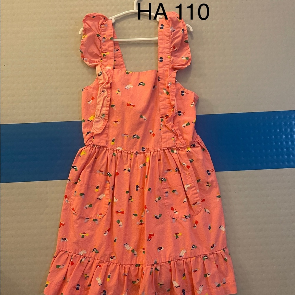 Hanna Andersson Pink Ruffled Tiered Sundress